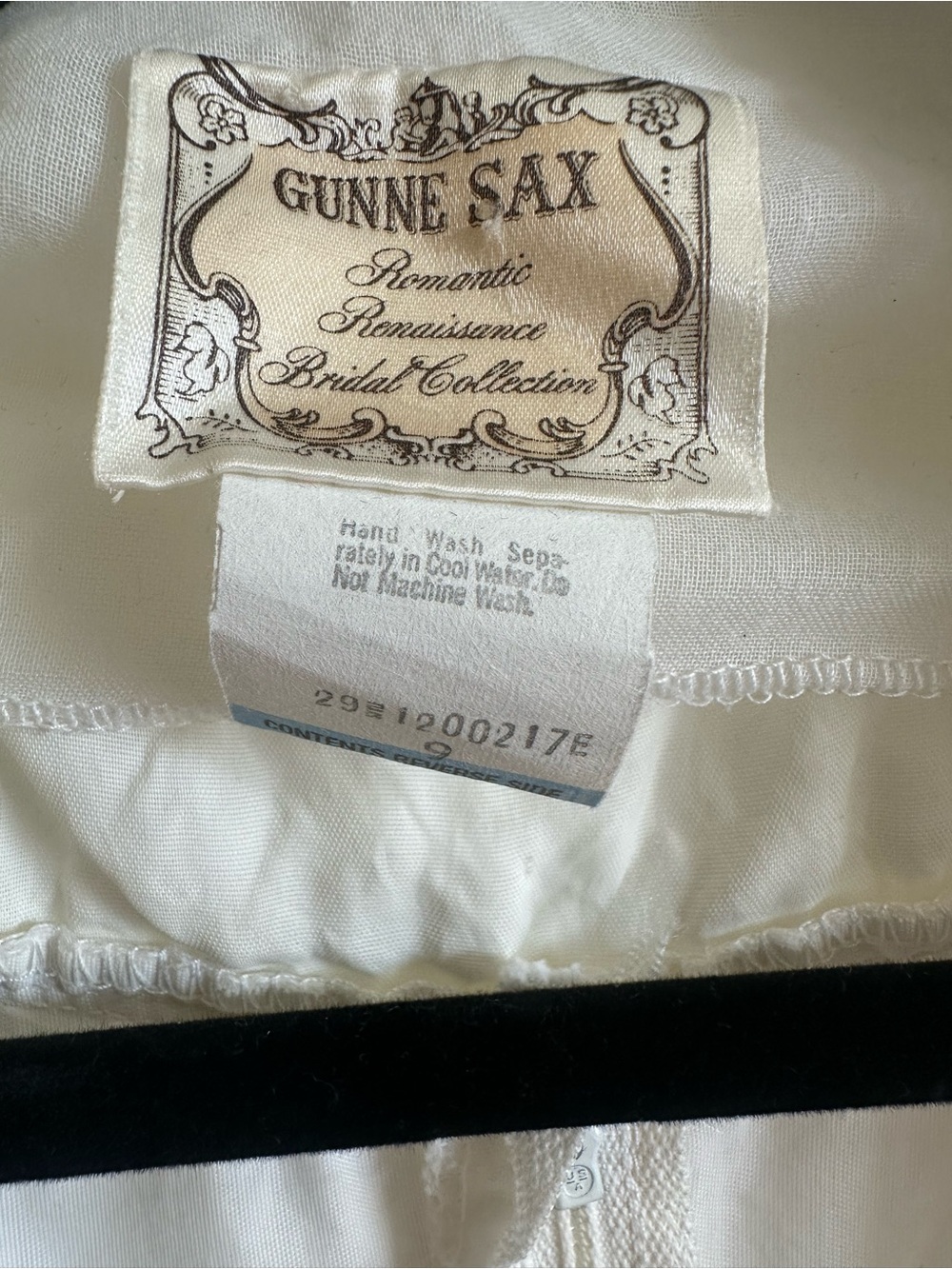 Gunne Sax romantic renaissance bridal collection dress ivory size 9 - Picture 10 of 12